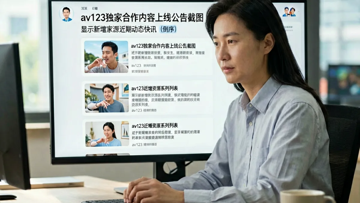 av123独家合作内容上线公告截图，显示新增资源系列列表
